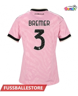 Günstige Juventus Gleison Bremer #3 Auswärtstrikot Damen 2026-27 Kurzarm